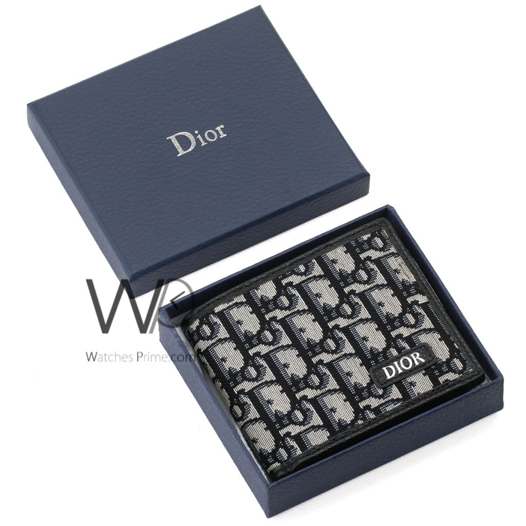 محفظة كريستيان ديور Dior رجالي اسود | واتشز برايم