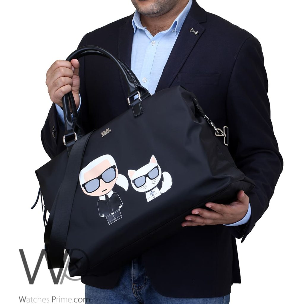 Karl Lagerfeld Shoulder Bag Duffle Nylon Men | Watches Prime