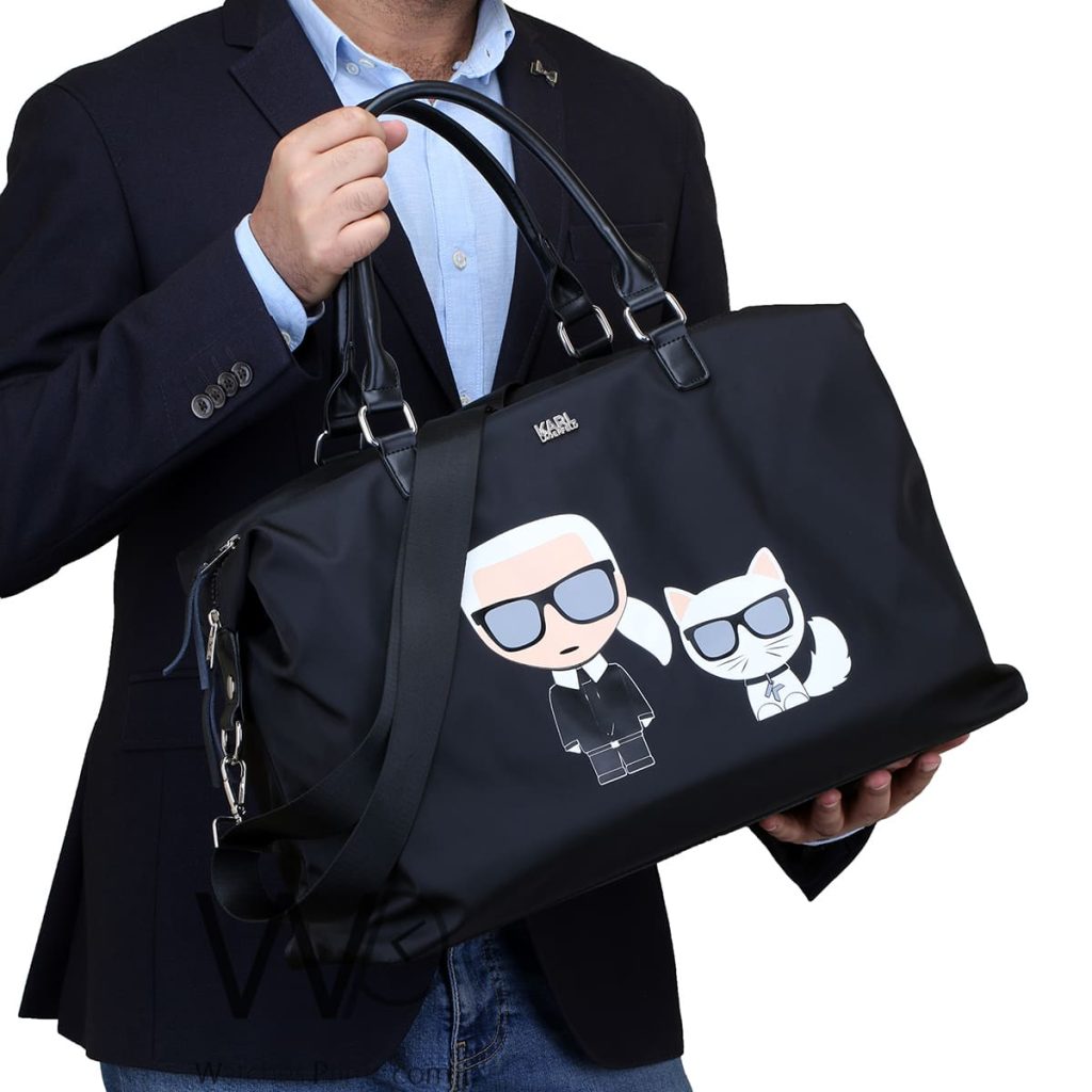 Karl Lagerfeld Shoulder Bag Duffle Nylon Men | Watches Prime