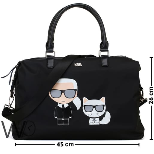 Karl Lagerfeld Shoulder Bag Duffle Nylon Men | Watches Prime