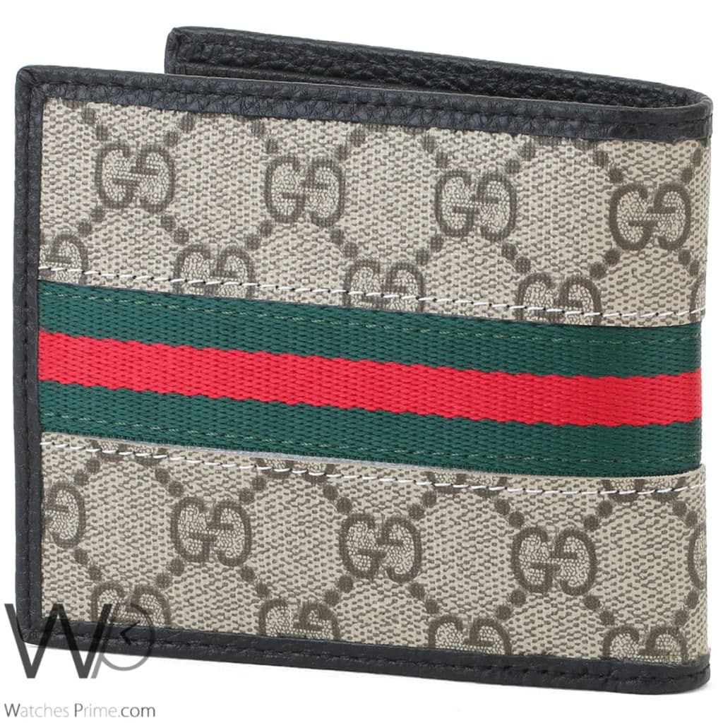 محفظة قوتشي Gucci GG رمادي رجالي جلد | واتشز برايم