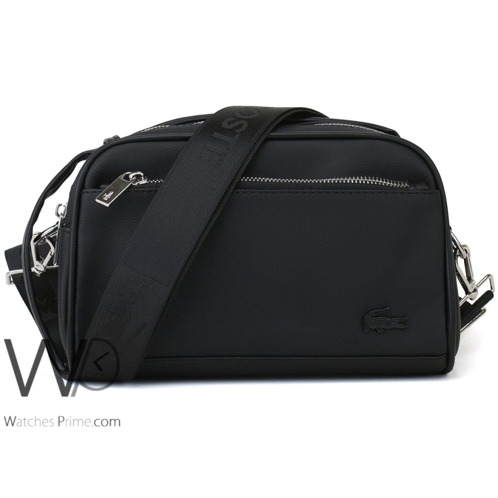 Lacoste Handbag Crossbody Wash Bag Black Men | Watches Prime