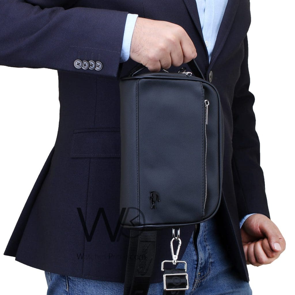 Lacoste Handbag Crossbody Wash Bag Black Men | Watches Prime