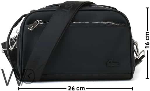 Lacoste Handbag Crossbody Wash Bag Black Men | Watches Prime