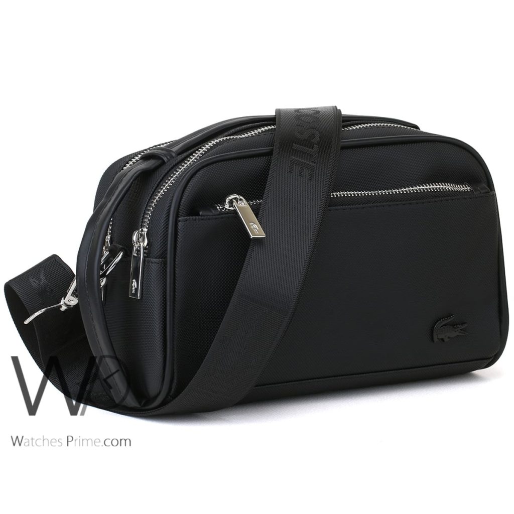Lacoste Handbag Crossbody Wash Bag Black Men | Watches Prime