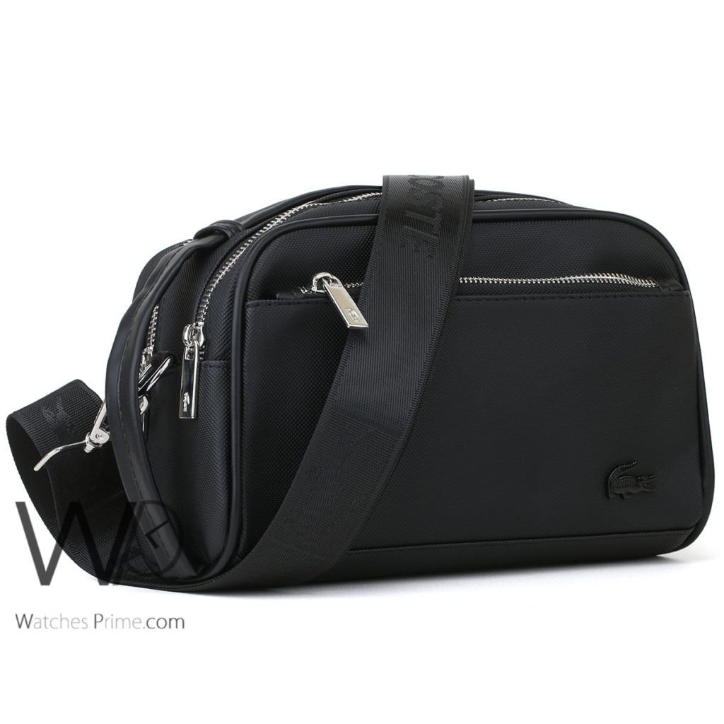 Lacoste Handbag Crossbody Wash Bag Black Men | Watches Prime