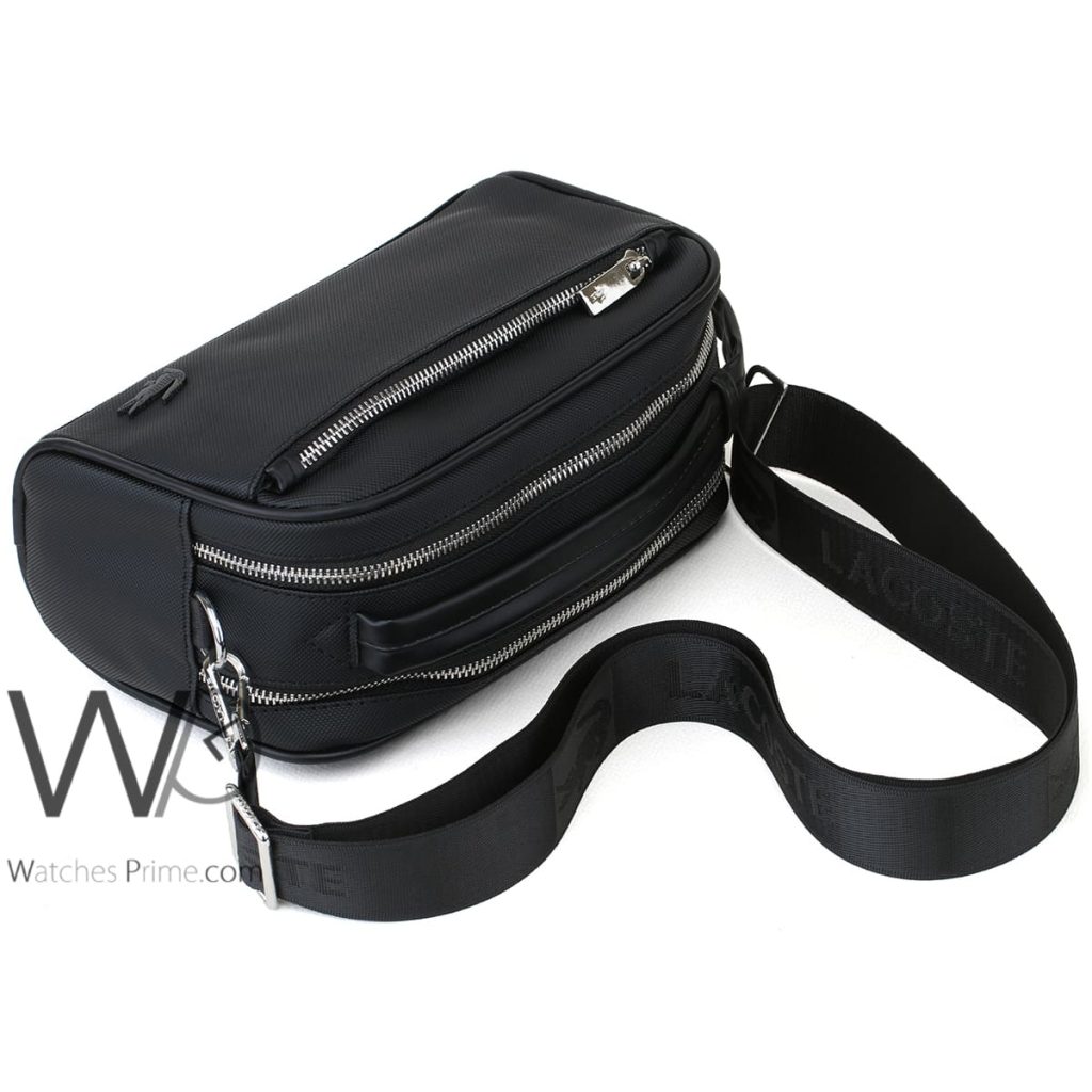 Lacoste Handbag Crossbody Wash Bag Black Men | Watches Prime