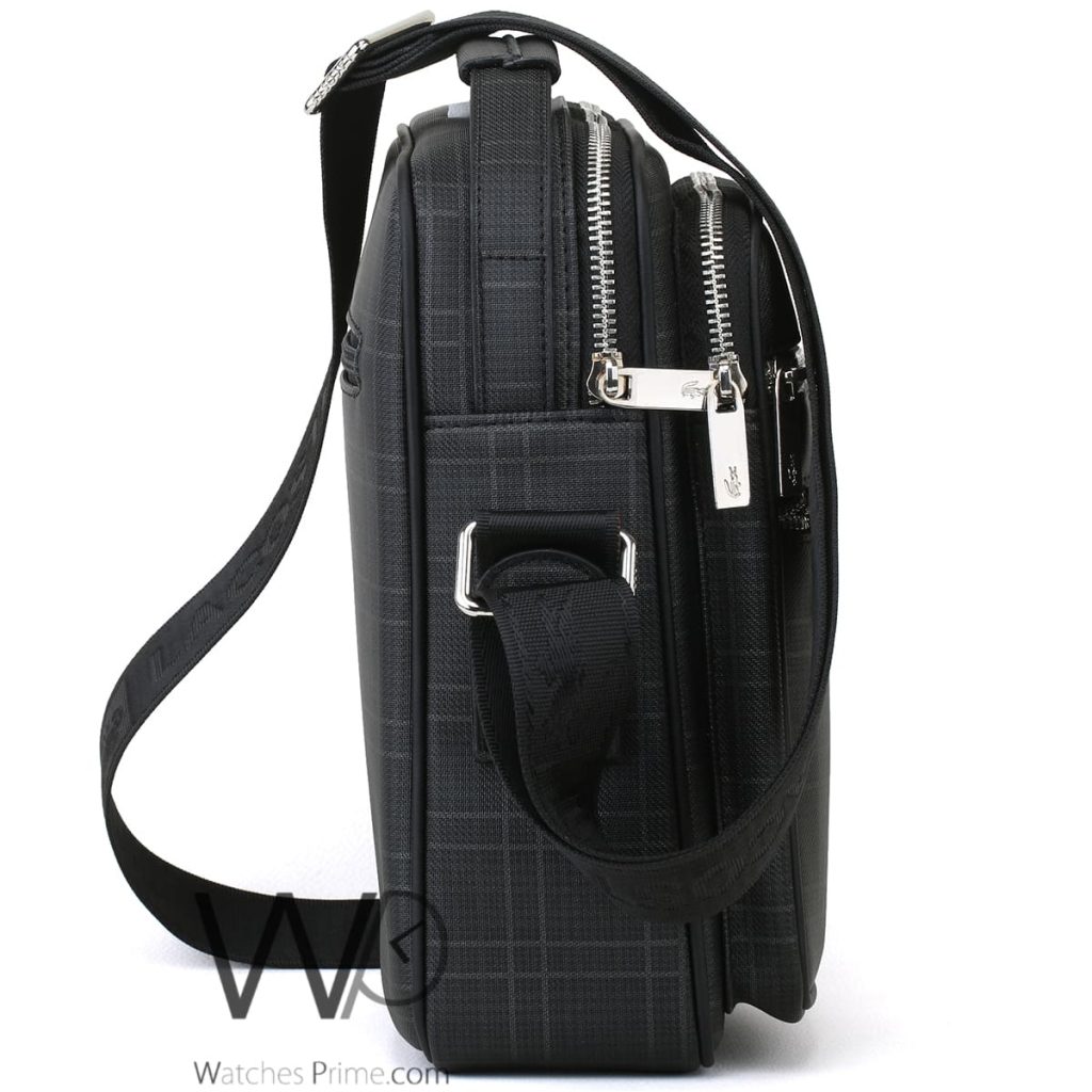 Lacoste Crossbody Messenger Bag Black Men | Watches Prime
