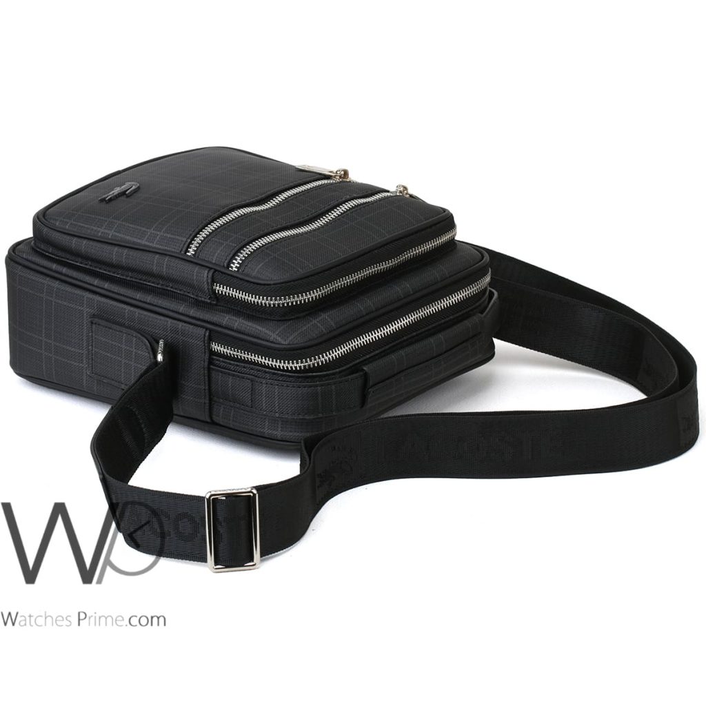Lacoste Crossbody Messenger Bag Black Men | Watches Prime