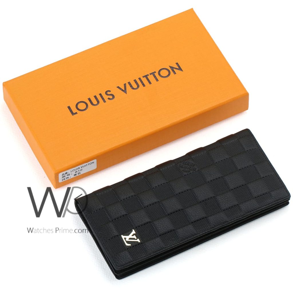 Louis Vuitton LV Long Wallet Black For Men | Watches Prime