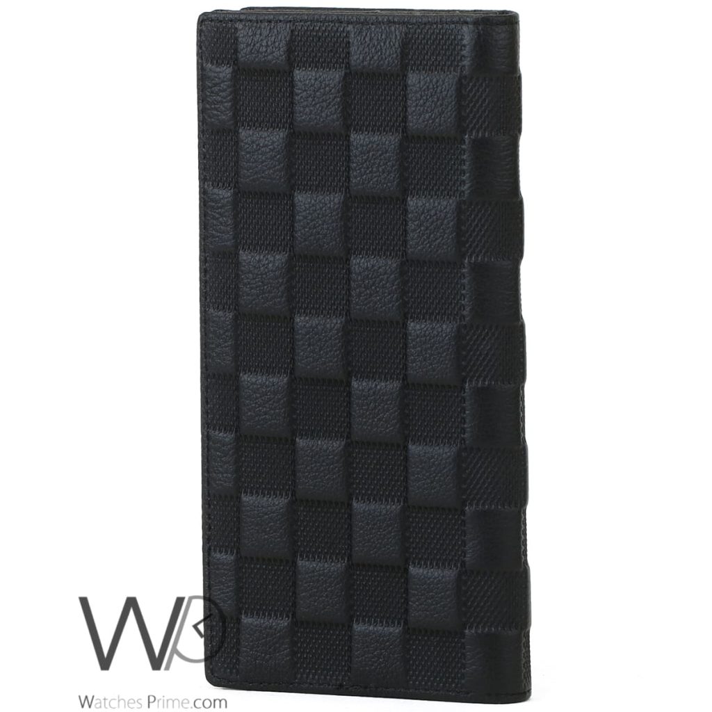 Louis Vuitton LV Long Wallet Black For Men | Watches Prime