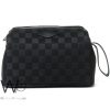 Louis Vuitton Handbag Bag Black Leather Men | Watches Prime