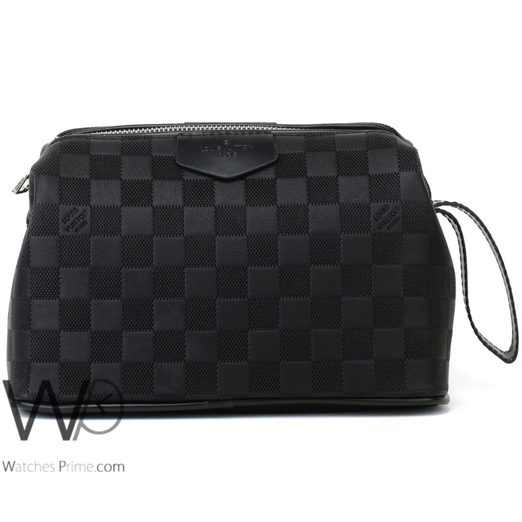 Louis Vuitton Handbag Bag Black Leather Men | Watches Prime