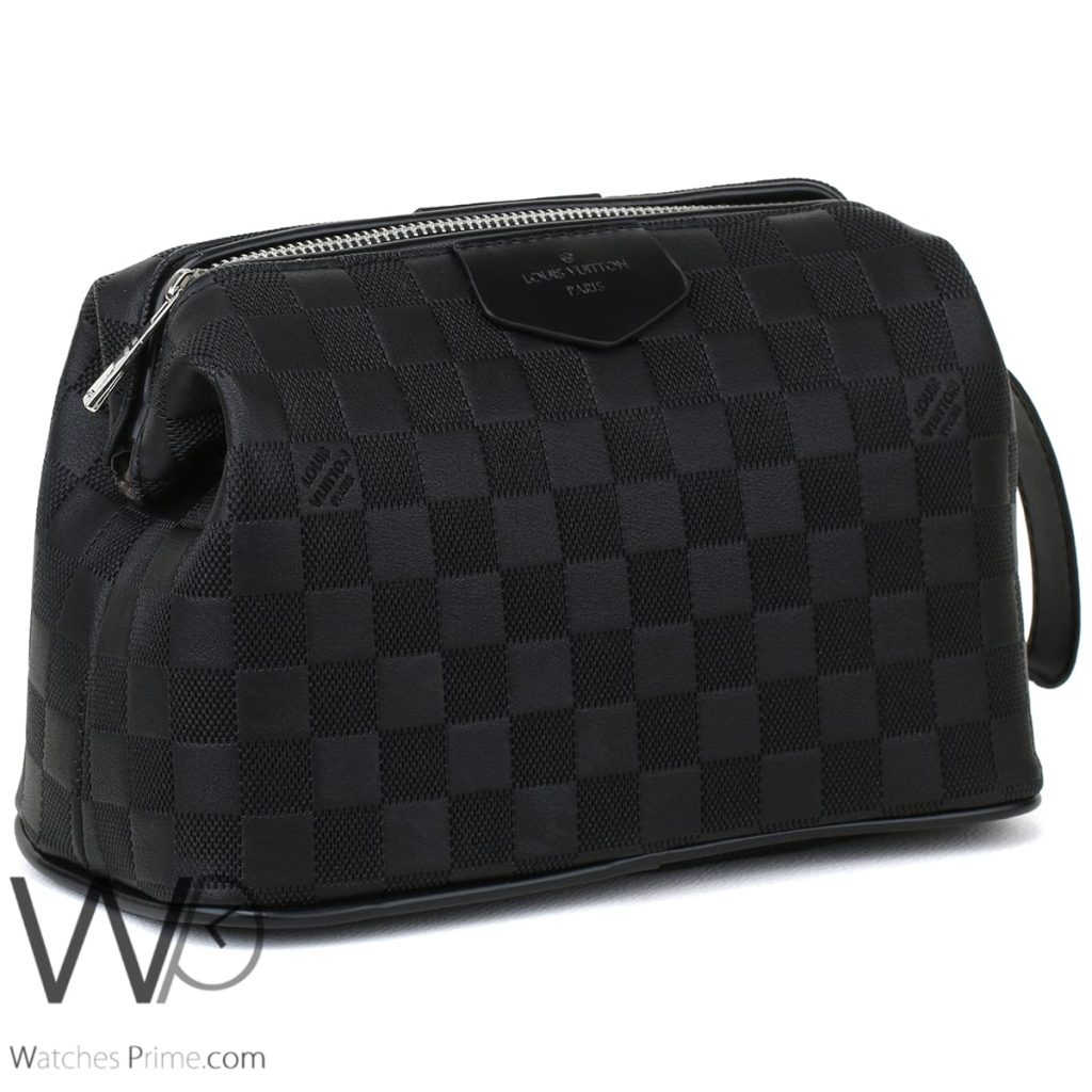 Louis Vuitton Handbag Bag Black Leather Men | Watches Prime