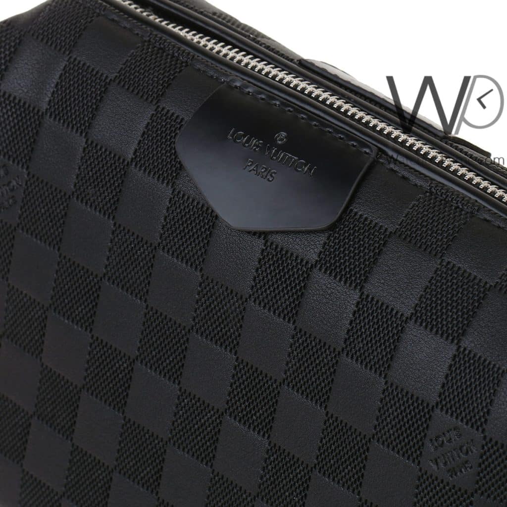 Louis Vuitton Handbag Bag Black Leather Men | Watches Prime