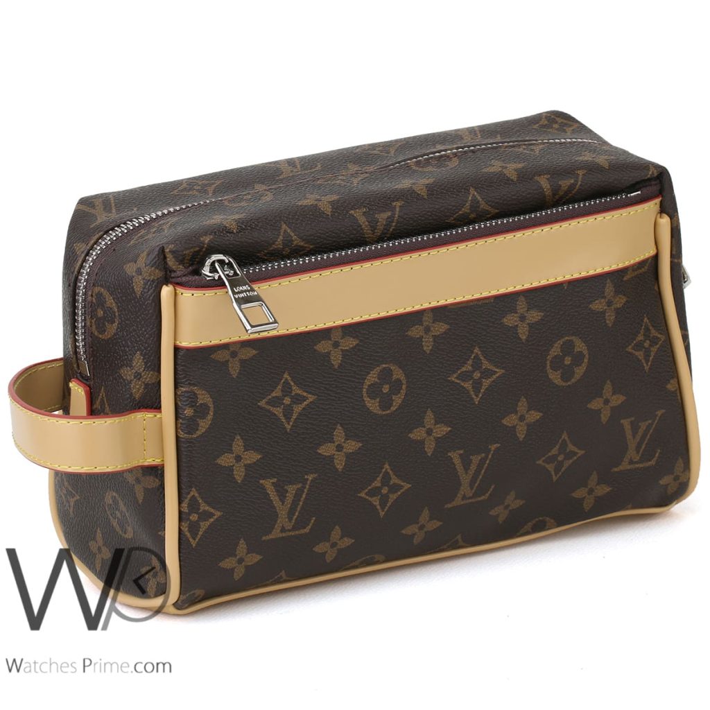 شنطة لويس فيتون LV بني يد جلد رجالي | واتشز برايم