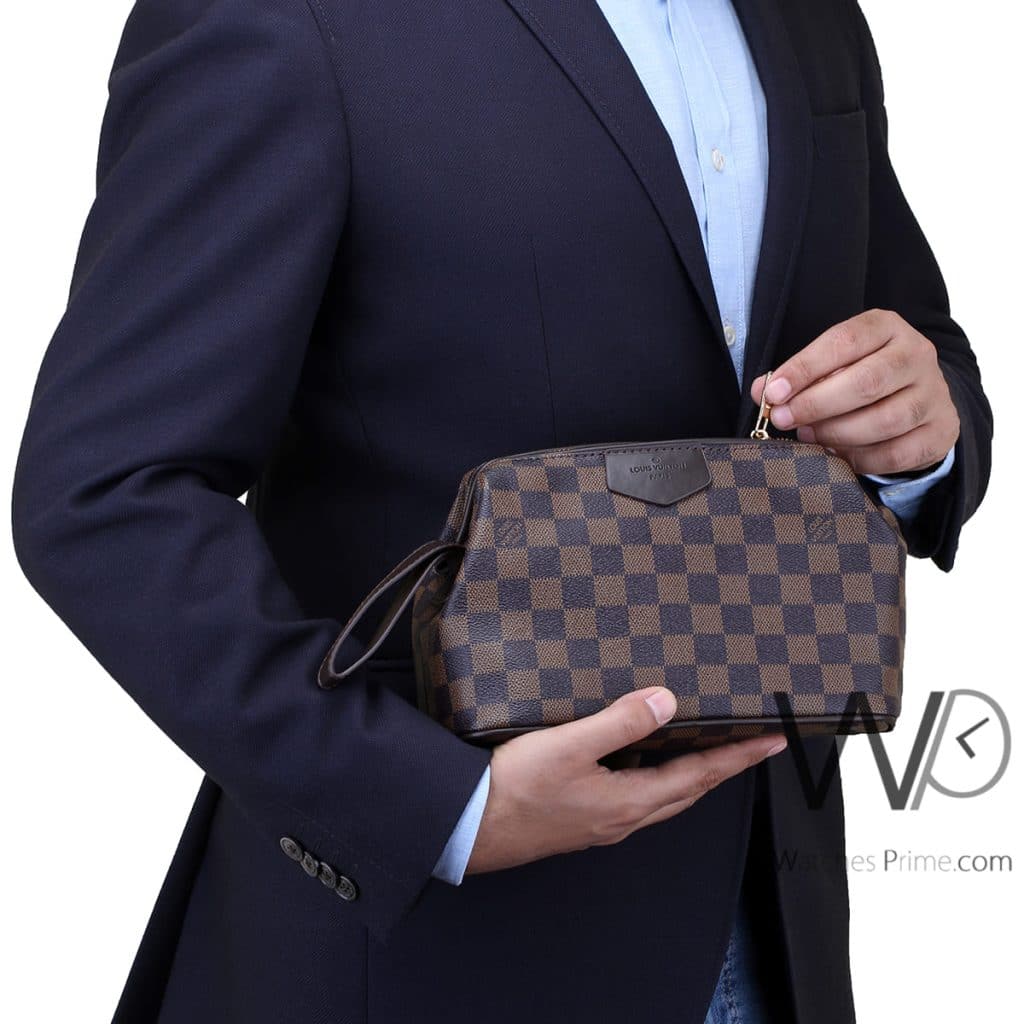 شنطة لويس فيتون LV يد جلد بني رجالي | واتشز برايم