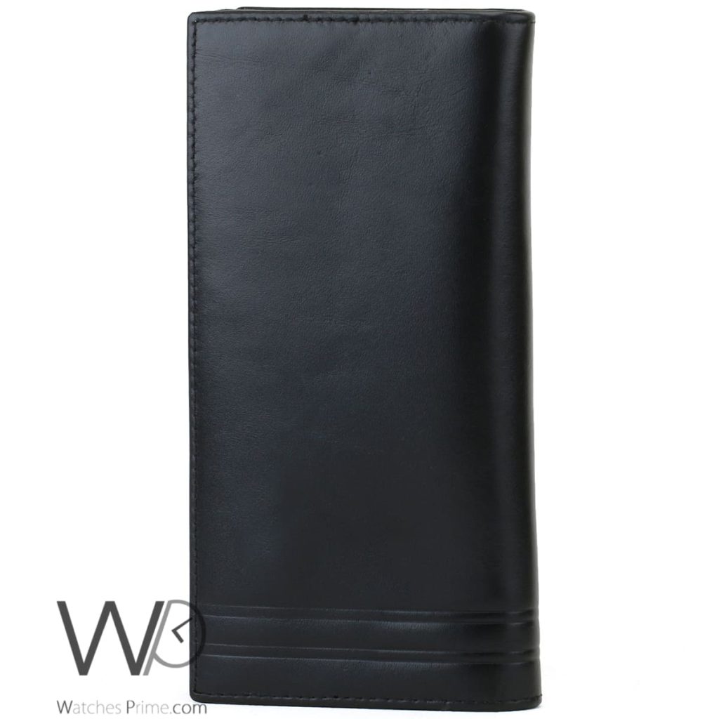 Montblanc Long Wallet Shiny Black Leather Men | Watches Prime