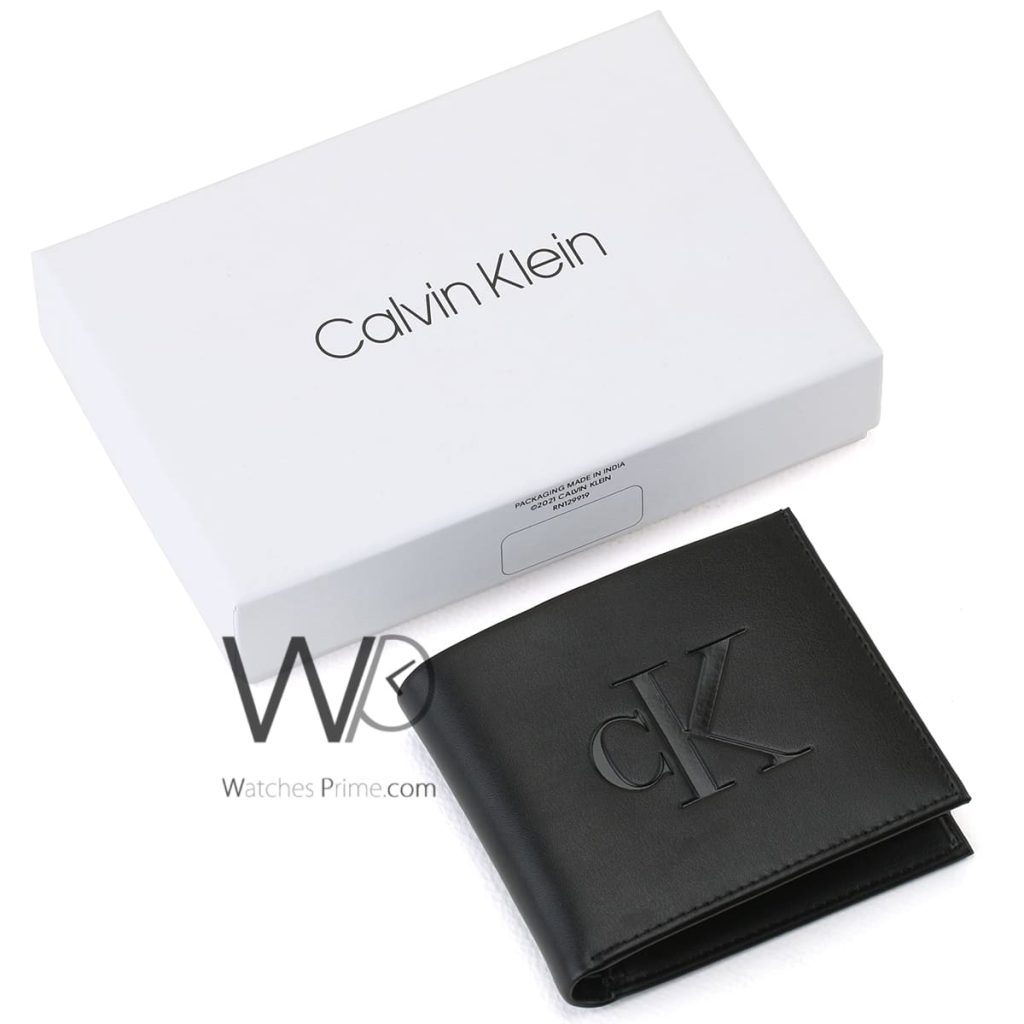 محفظة كالفن كلاين Calvin Klein رجالي اسود | واتشز برايم