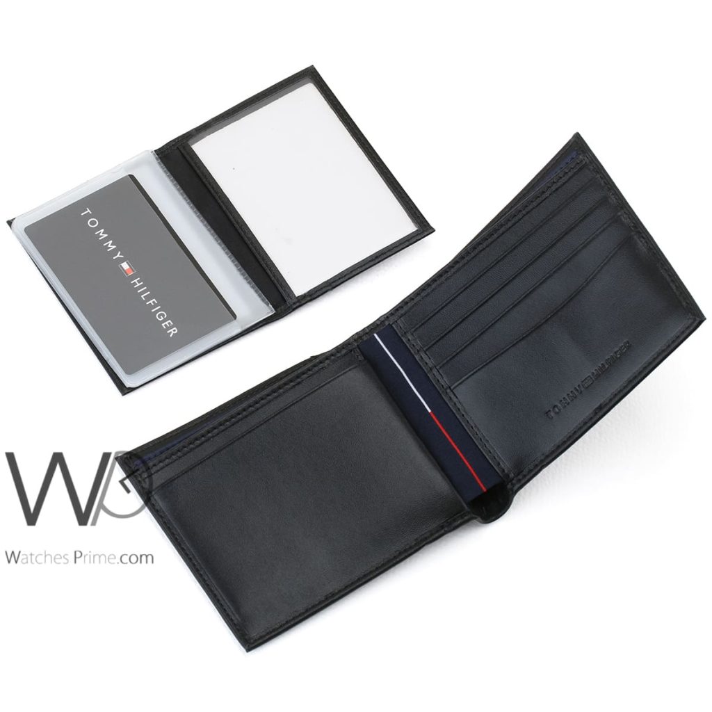 Tommy Wallet Genuine Leather Black For Men | Watches Prime