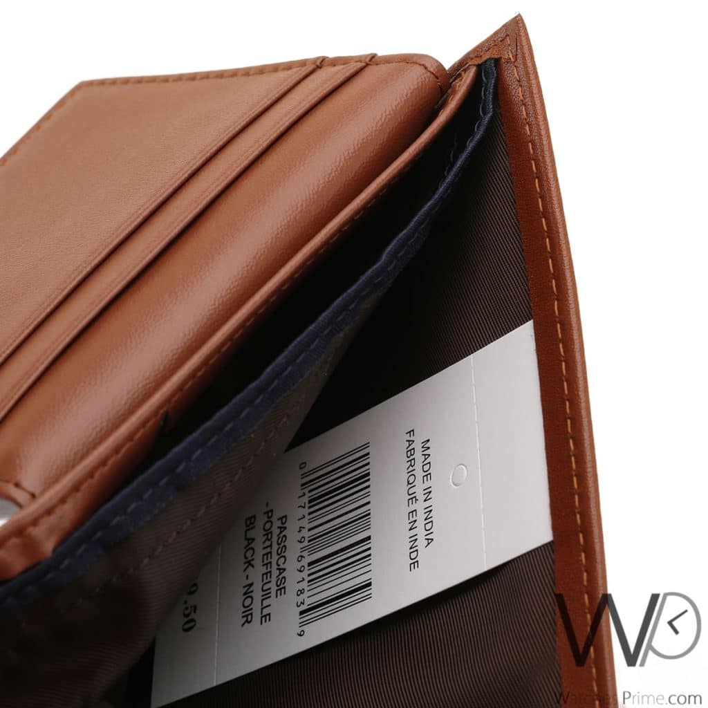 Tommy Wallet Genuine Leather Brown For Men | Watches Prime