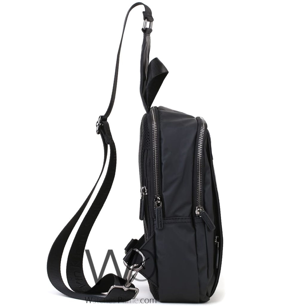 Calvin Klein CK Nylon Shoulder Bag Men Black | Watches Prime