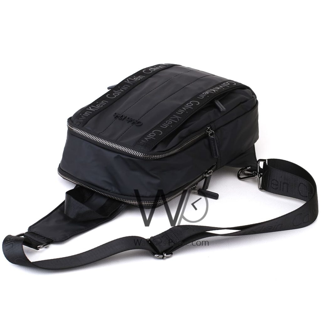 Calvin Klein CK Nylon Shoulder Bag Men Black | Watches Prime