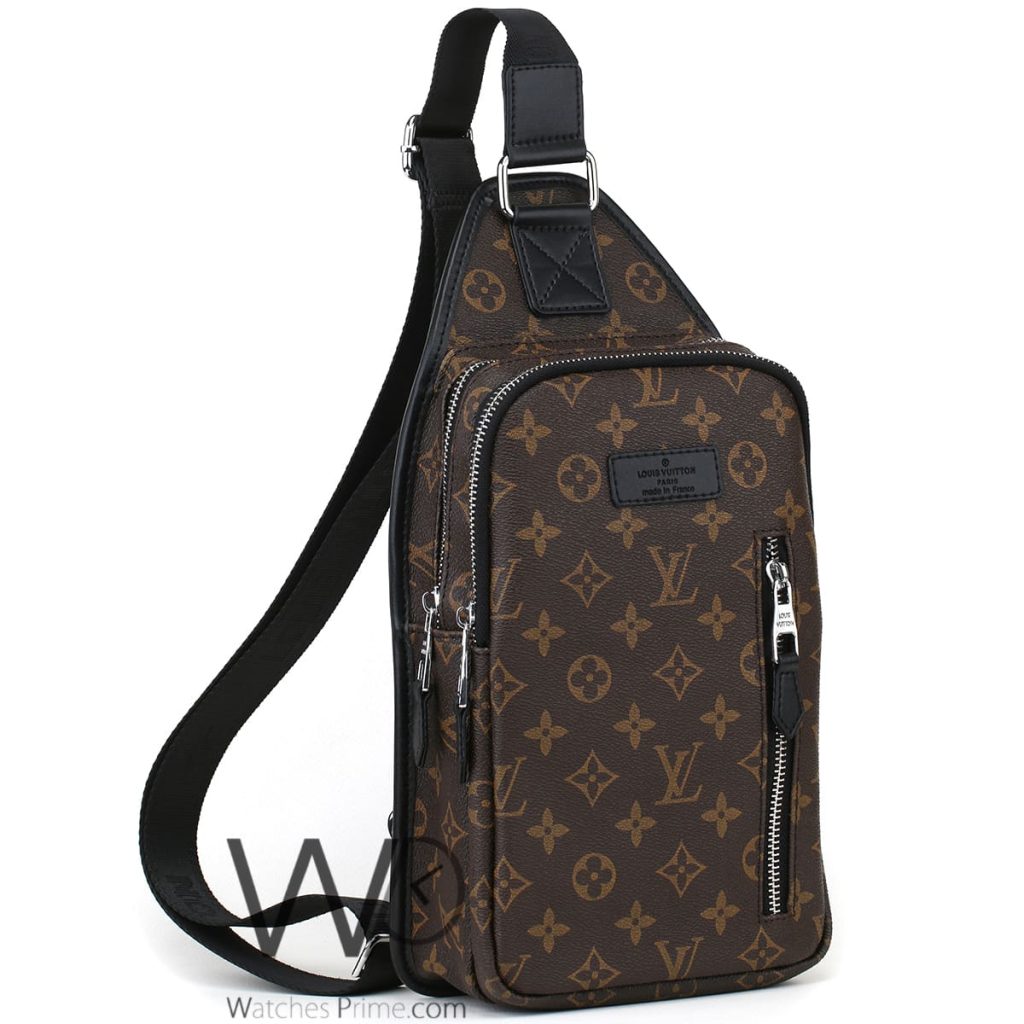 شنطة لويس فيتون LV كتف بني جلد رجالي | واتشز برايم