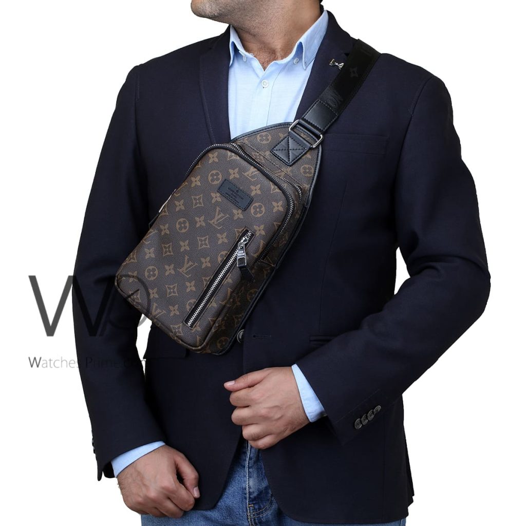 شنطة لويس فيتون LV كتف بني جلد رجالي | واتشز برايم