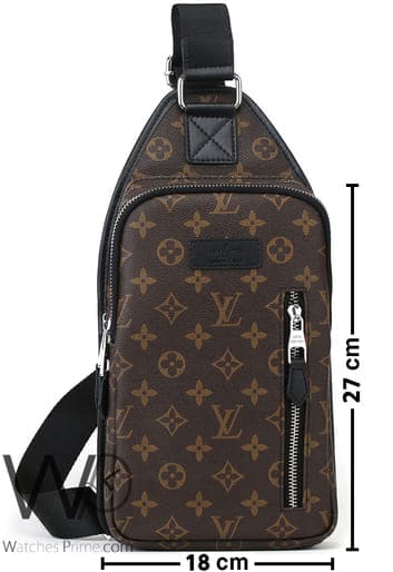 شنطة لويس فيتون LV كتف بني جلد رجالي | واتشز برايم