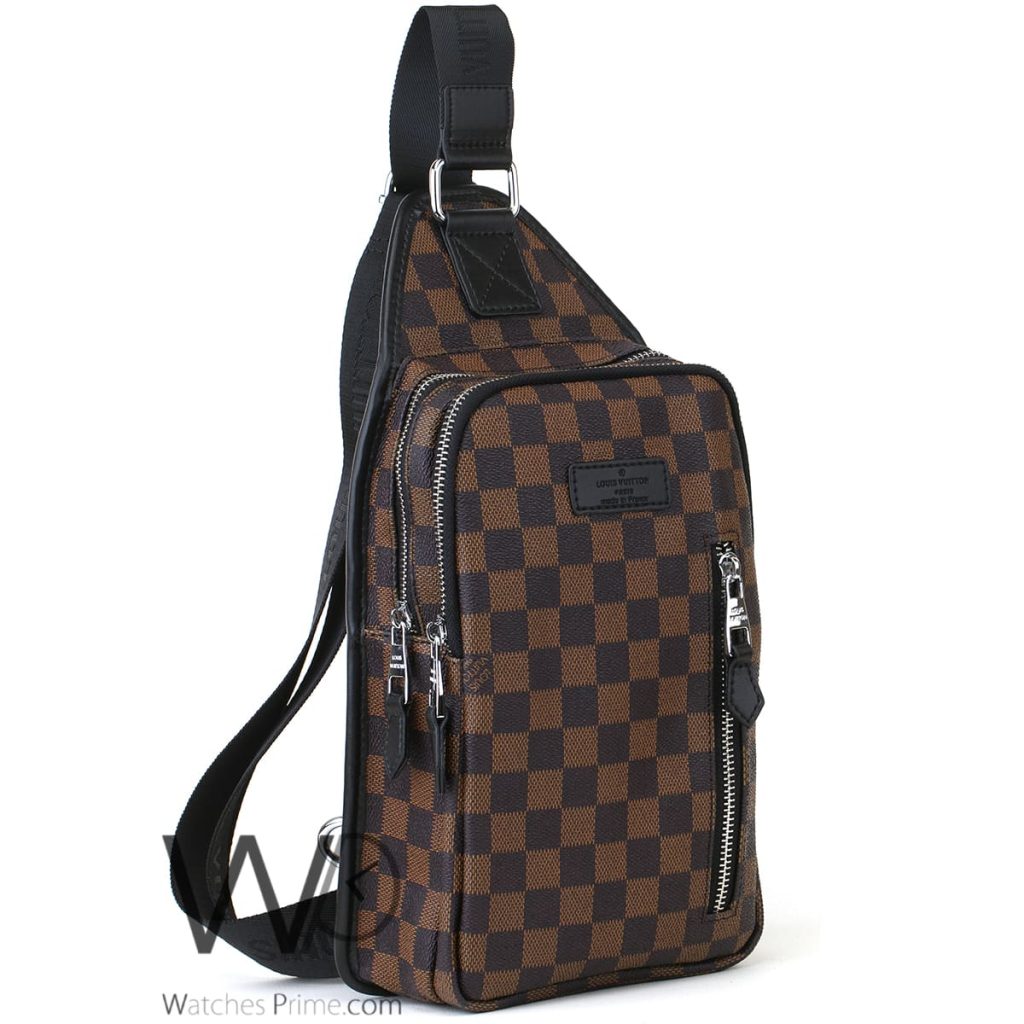 شنطة لويس فيتون LV كتف رجالي بني جلد | واتشز برايم