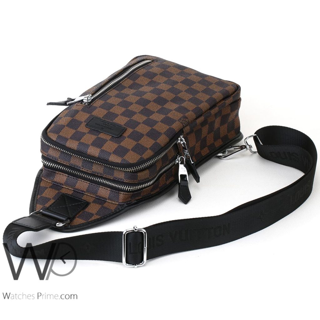 شنطة لويس فيتون LV كتف رجالي بني جلد | واتشز برايم