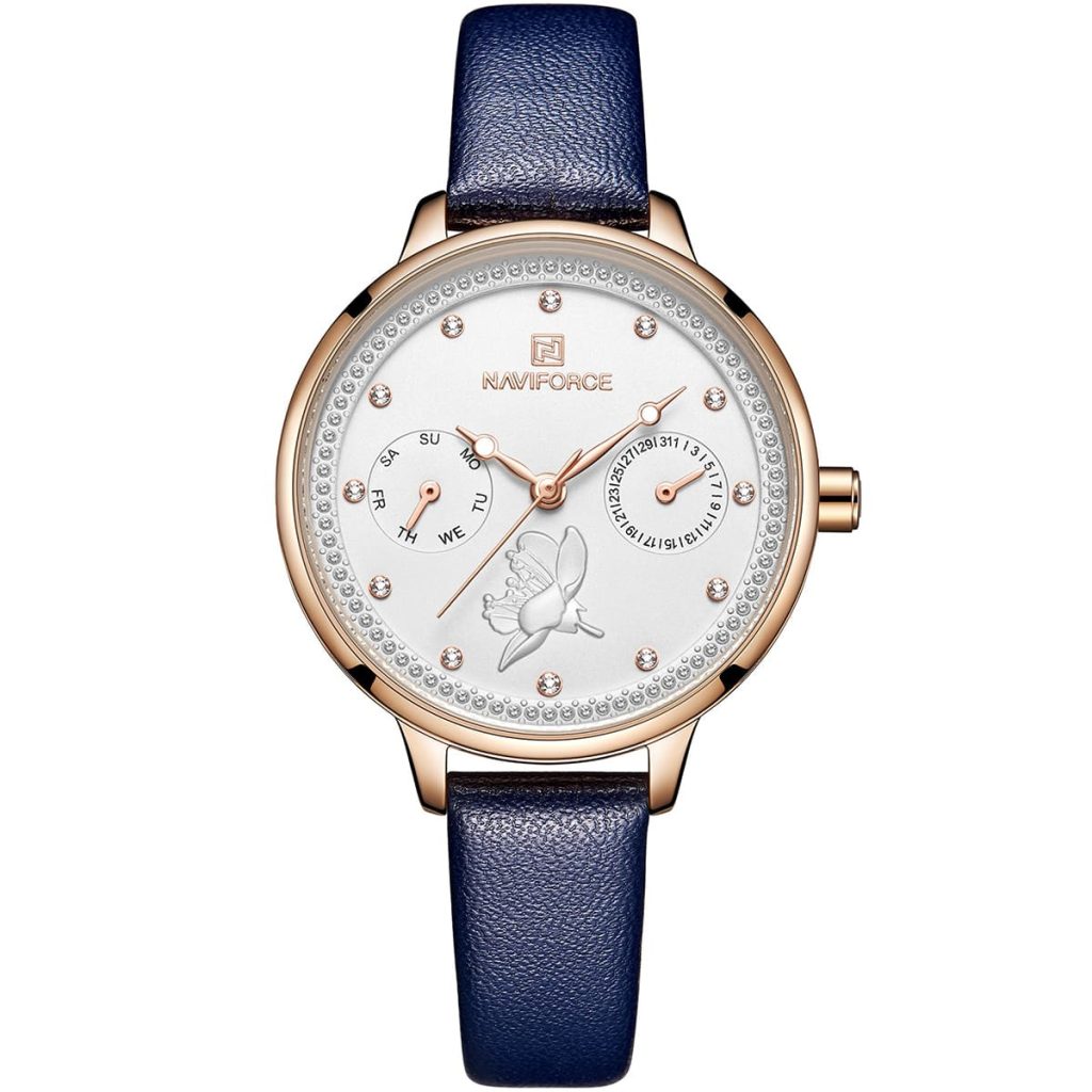 Naviforce Women's Watch NF5003 RG W BE | Watches Prime