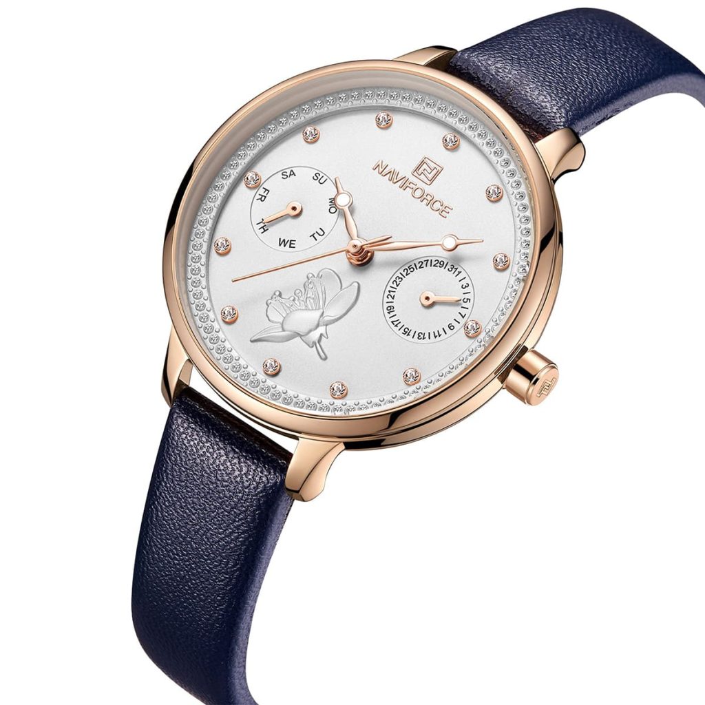 Naviforce Women's Watch NF5003 RG W BE | Watches Prime