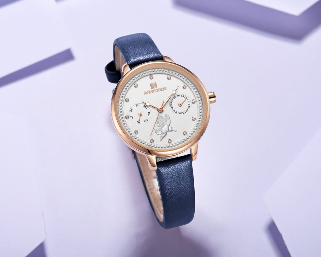 Naviforce Women's Watch NF5003 RG W BE | Watches Prime
