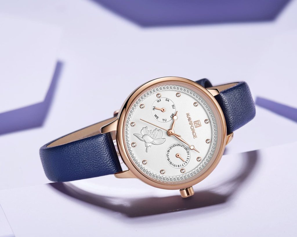 Naviforce Women's Watch NF5003 RG W BE | Watches Prime
