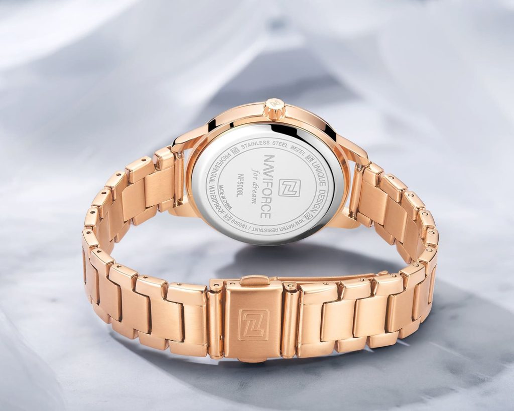 Naviforce Women's Watch NF5008 RG W | Watches Prime