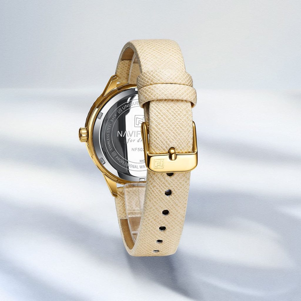 Naviforce Women's Watch NF5020 G G Y | Watches Prime