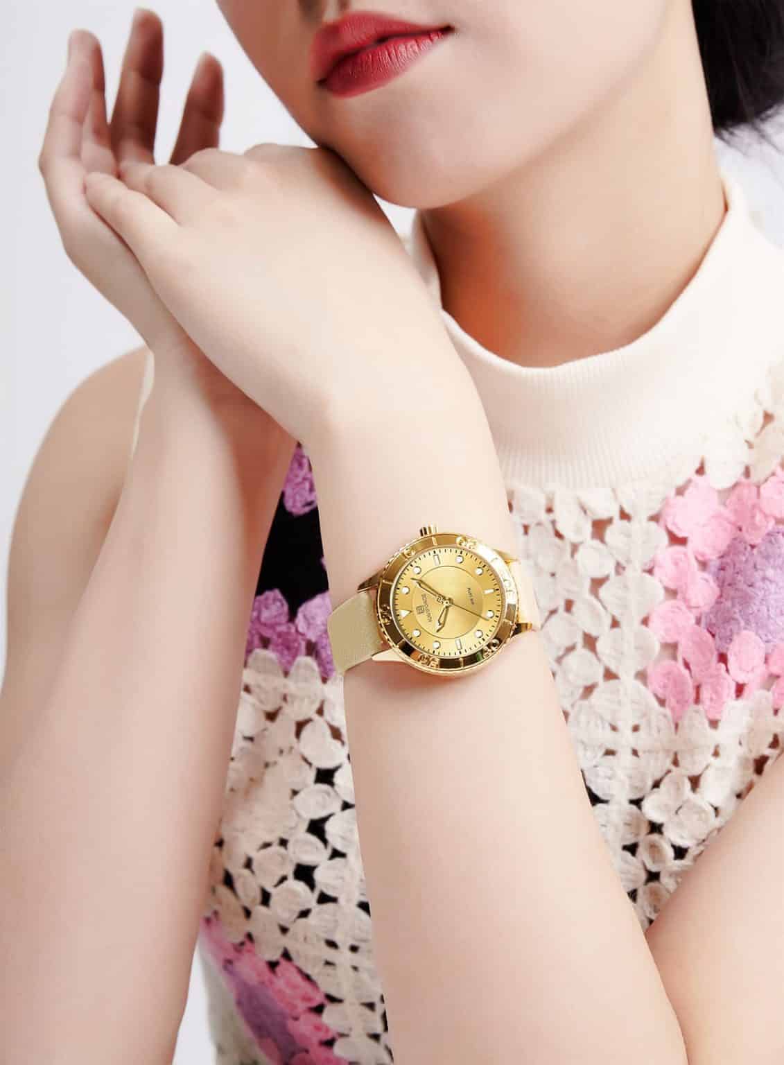 Naviforce Women's Watch NF5020 G G Y | Watches Prime
