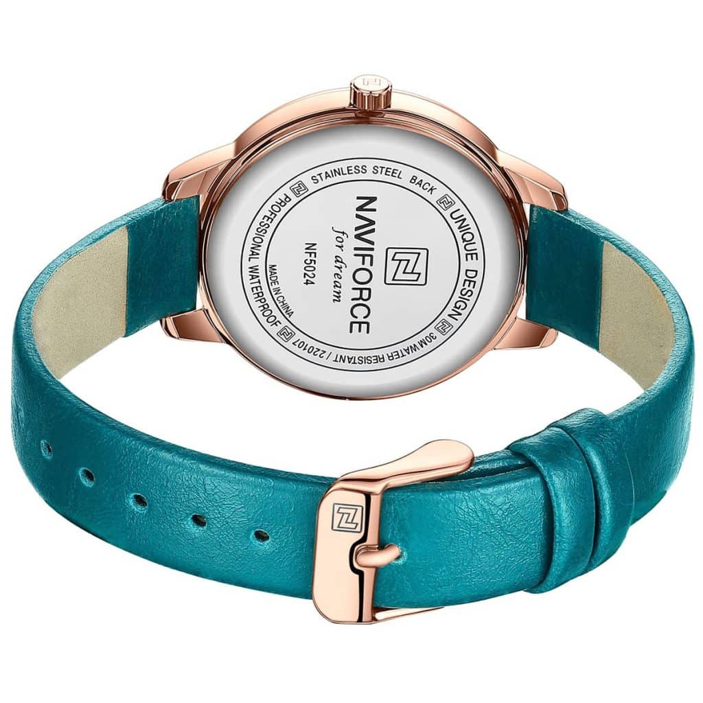 Naviforce Women's Watch NF5024 RG W GN | Watches Prime