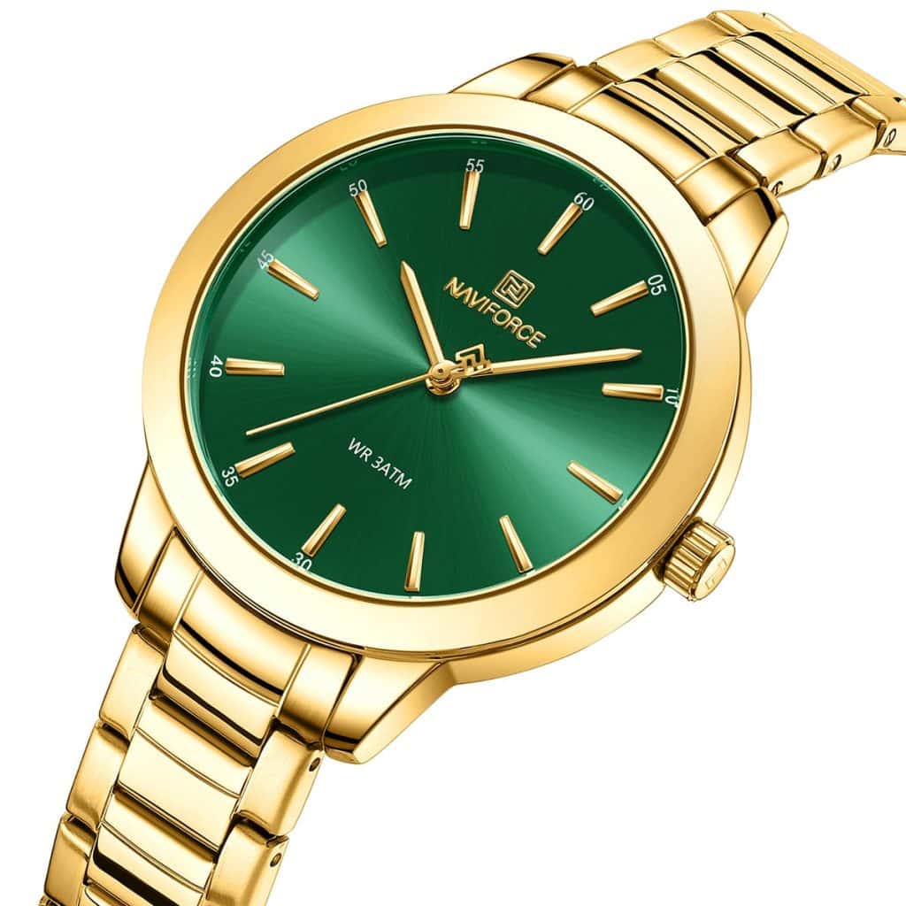 Naviforce Women's Watch NF5025 G GN | Watches Prime