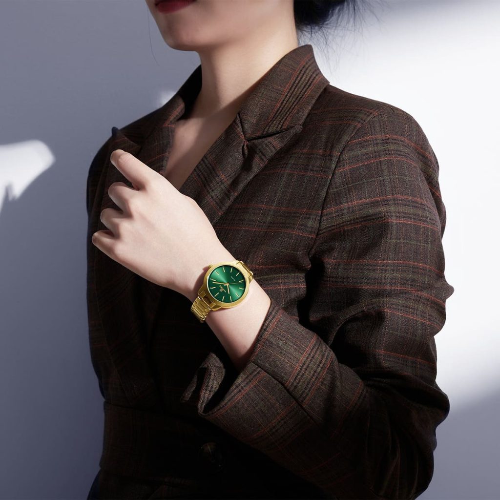 Naviforce Women's Watch NF5025 G GN | Watches Prime