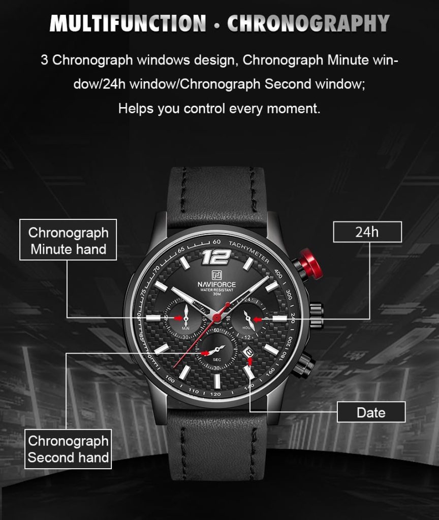 Naviforce Men's Watch NF8002 B B | Watches Prime