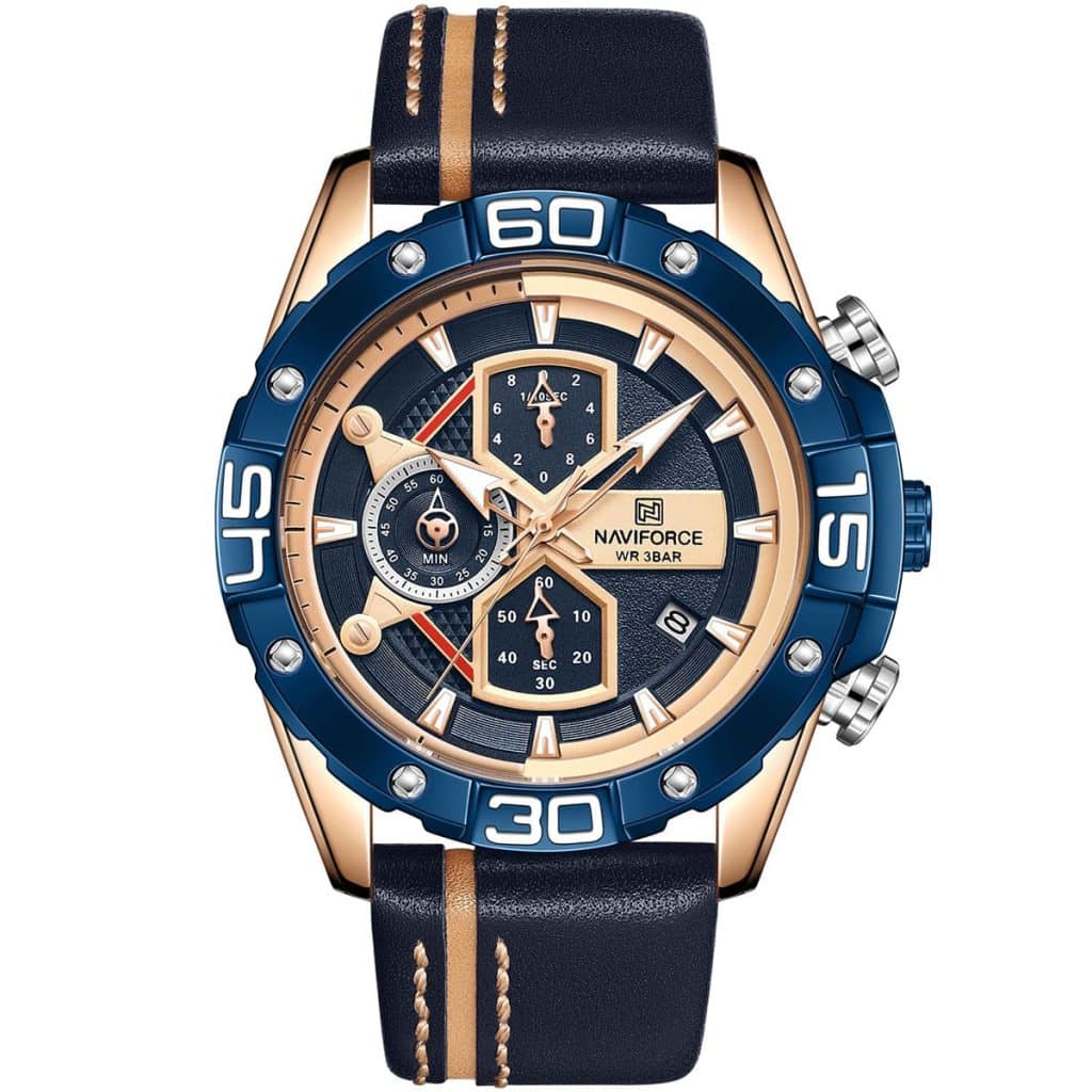 Naviforce Men's Watch NF8018L RG BE BE | Watches Prime