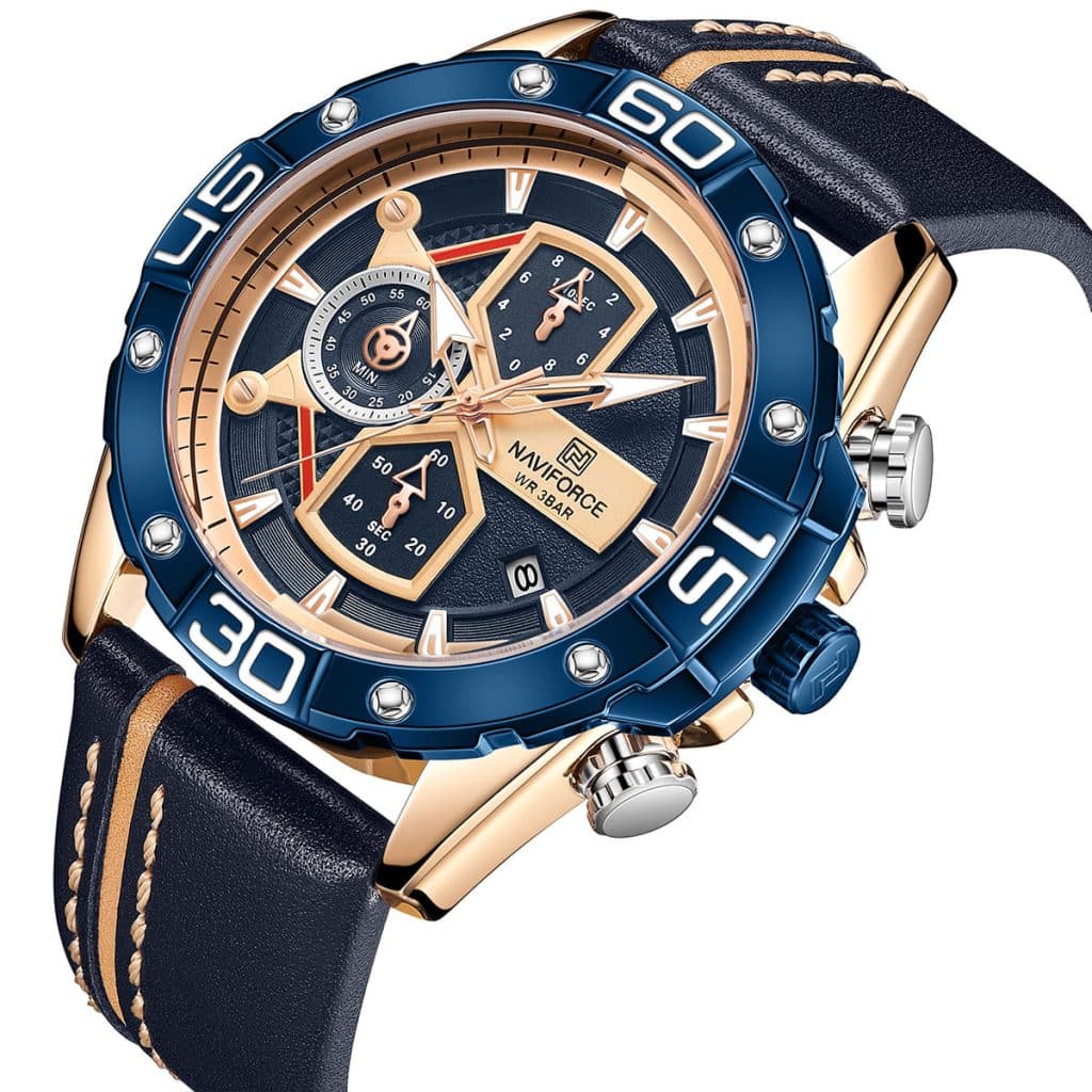 Naviforce Men's Watch NF8018L RG BE BE | Watches Prime