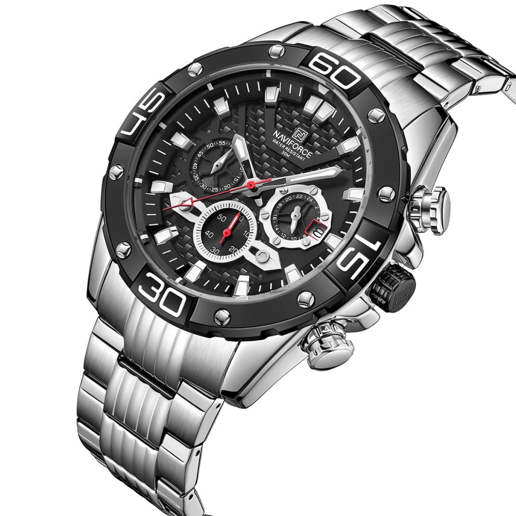Naviforce Men's Watch NF8019S S B | Watches Prime
