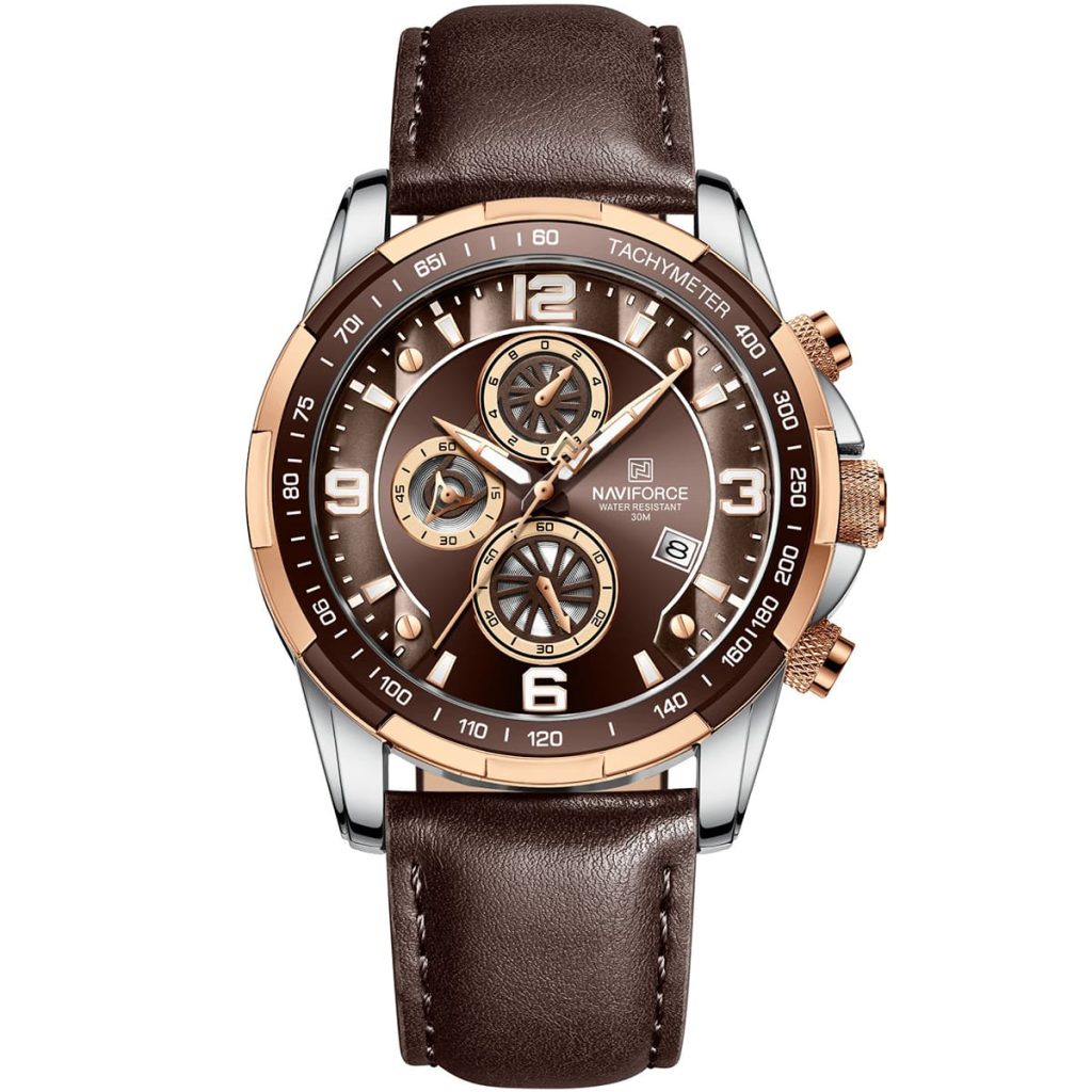 Naviforce Men's Watch NF8020L RG CE D BN | Watches Prime
