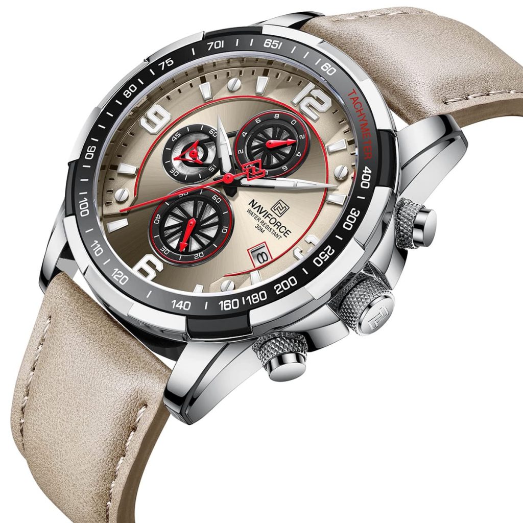 Naviforce Men's Watch NF8020L S GY GY | Watches Prime