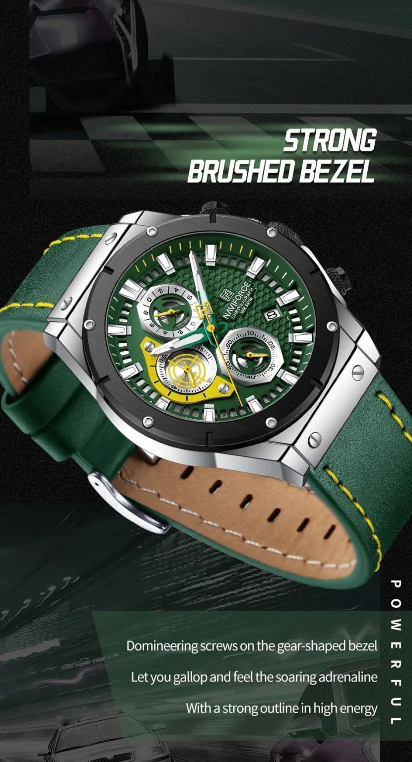 Naviforce Men's Watch NF8027L S GN GN | Watches Prime