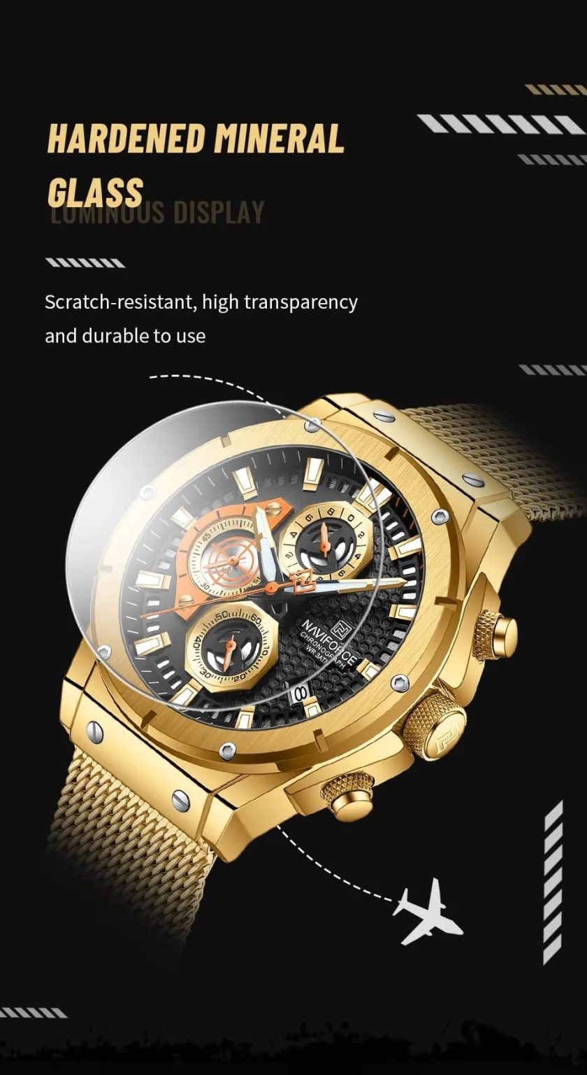 Naviforce Men's Watch NF8027S G B | Watches Prime